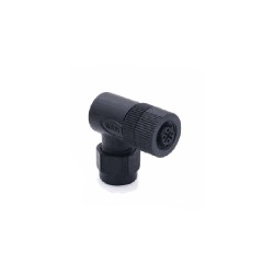 Connecteur femelle M12P, 4 pol., codage B IP67, 4A, non-blindé